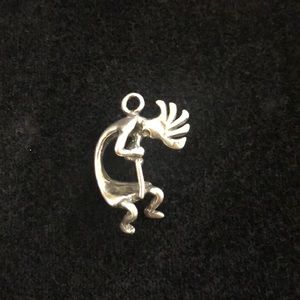 Sterling silver Kokopelli pendant